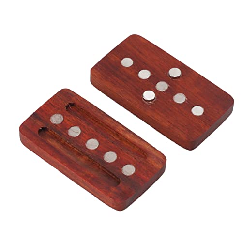 ZAICOLER Fidget Slider, Rotes Holz, Fingerspitze, Fidget Slider Spielzeug, Push Fidget Slider Magnet Fidget für Büro und Zuhause (Limitierte Sonnenblume) von ZAICOLER