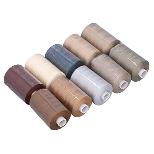 Stickgarn, Nähmaschinengarn, 10 Farben, Graue Serie, Ausgezeichnete Zugfestigkeit, Polyester-Stickwerkzeuge, 3,3 X 6,1 Cm, für Handnähen, Nähen und Stickmaschine von ZAICOLER