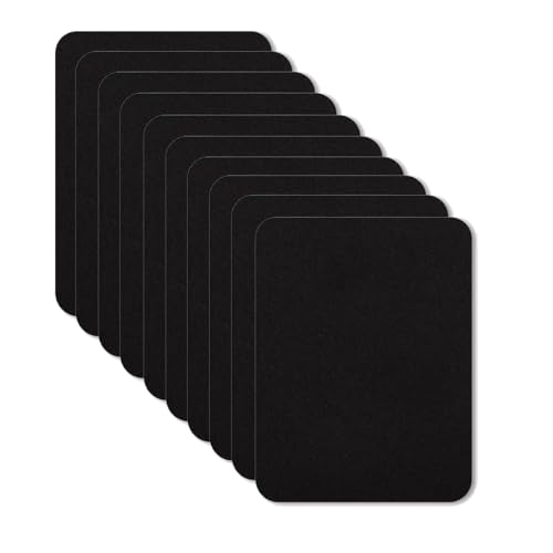 ZAMXHUG Aufbügler Erwachsene - 10 pcs Flicken zum Aufbügeln,Applikation Aufbügelflicken,Denim Patches zum Aufbügeln für DIY,Aufnäher Patch Sticker Kleidung,Jeans Bügelflicken Schwarz (9,5x12,5 cm) von ZAMXHUG