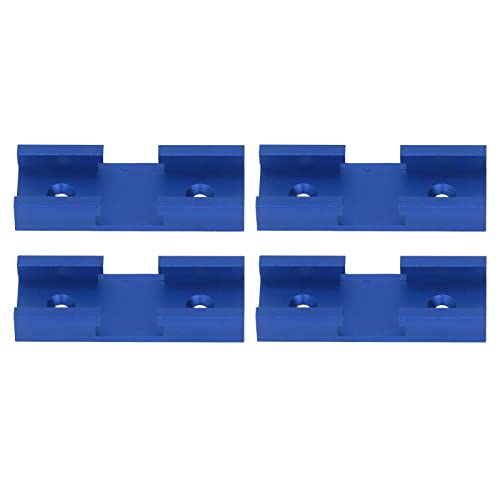 Zaweliyo 4pcs T Intersection Teile Aluminiumlegierung Holzbearbeitung Universeller Schacht, Leichtes Tragbares -Cross - -Clip für Schreiner (Blau) von ZAWELIYO