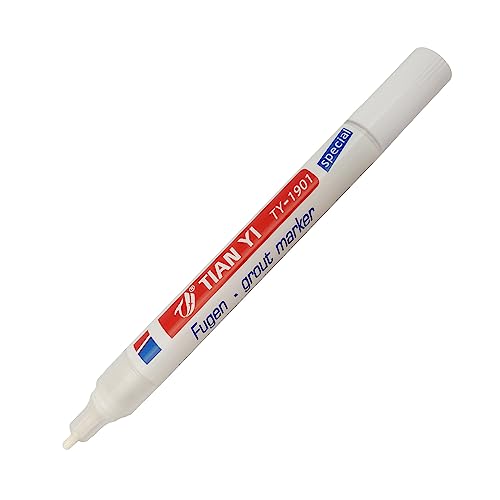 ZAYIUKI Fugenmarkierungsstift,Fliesenfugenstift,Fliesenreparaturmarkierungsstift,wasserfester Marker,Fugenrestaurierungsstift für Wand,Boden,Fliesenlinien,Fugenfüllstift von ZAYIUKI