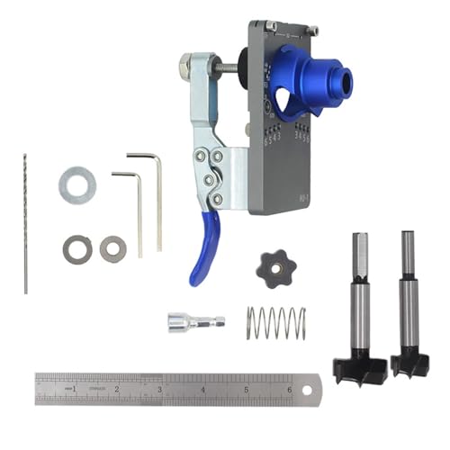 35mm Scharnierloch Jig Bohrführer Set Holzbearbeitung Puncher Scharnier Bohrwerkzeug Set Für Gesichtsrahmenschrankschrankstür von ZBIianxer