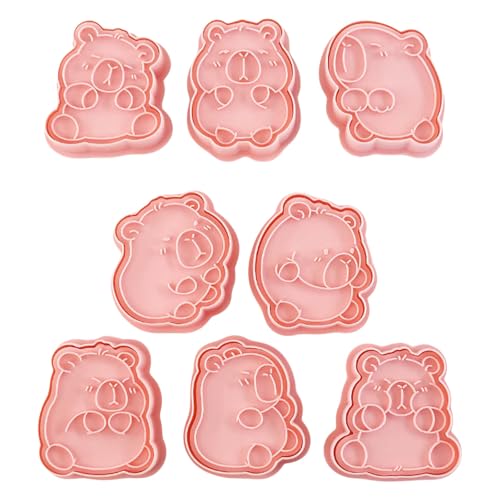 8pcs Capybaras Cookie Schimmel Keks Fondant Embosser Stempel Für Hochzeitsfeiern Geburtstag Dessert Bakewares Gebäck Tool von ZBIianxer