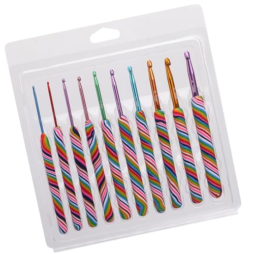 9/10 PCs Häkchen Haken Set 2 0-6 5 Mm Häkelnadel Buntes Stricknadel Set Häkelzubehör Für Handwerk von ZBIianxer