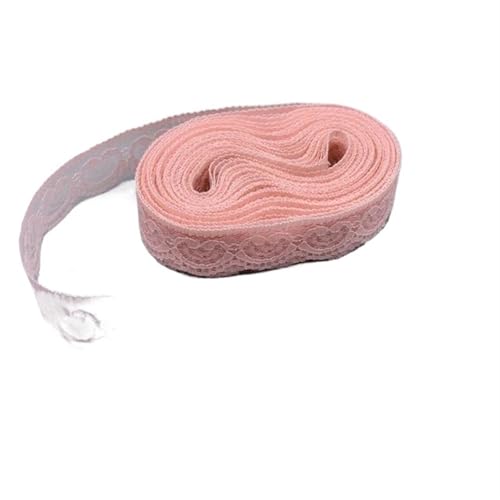 Vintage-Spitze Spitzenband, 10 Yards Schöne Band 23MM Spitze Trim Stoff DIY Bestickt Weiß Spitze Verzierungen(Pink1) von ZBORAVPIX