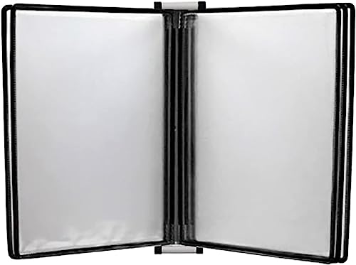 Wandmontiertes Poster Flip Book Display， A4-Aktenhalter, Display-Organizer, wandmontierter Aktenhalter(Black) von ZBORAVPIX