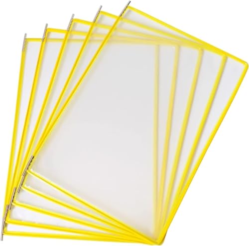 Wandmontiertes Poster Flip Book Display， A4-Preislistenhalter mit 10 Sichtfeldern. Blatthalter for Dokumente im A4- und Letter-Format(Panels B A4 Letter) von ZBORAVPIX