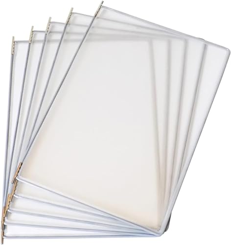 Wandmontiertes Poster Flip Book Display， A4-Preislistenhalter mit 10 Sichtfeldern. Blatthalter for Dokumente im A4- und Letter-Format(Panels G A4 Letter) von ZBORAVPIX