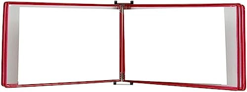 Wandmontiertes Poster Flip Book Display， A4-Wand-Aktenhalter, Rot, 13 x 9 x 2,3 Zoll(Red) von ZBORAVPIX