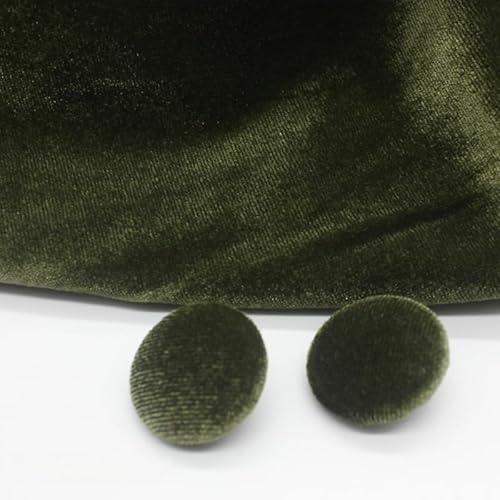 ZCHNB 10 Stück 10–28 mm goldfarbener Samt, runde Stoffknöpfe, mit Stoff überzogen, Samtknöpfe mit Metallschaft, Knöpfe für Kleidung, Basteln, Nähen ZCHNB 10 Stück 10–28 mm goldfarbener Samt, runde Stoffknöpfe, mit Stoff überzogen, Samtknöpfe mit Metallschaft, Knöpfe für Kleidung, Basteln, Nähen von ZCHNB