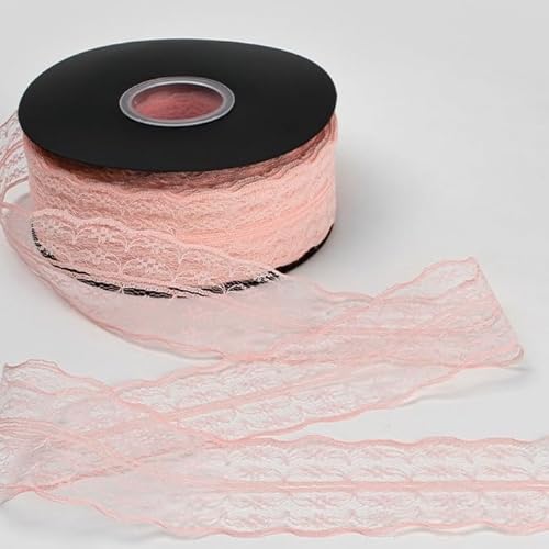 ZCSLD 45/90 m Spitzenband mit Blumenmuster, weich, waschbar, Vintage-Stickerei, Spitzenborte für Bastelarbeiten, Geschenkverpackungen, Hochzeitsdekoration von ZCSLD