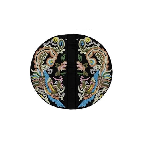 ZCSLD Dia 20-25cm 10pcs Chinese Pattern Dragon Embroidery Patch Iron On Appliques Chinese For Clothing Large Sew On Patches For Jeans Jacket von ZCSLD