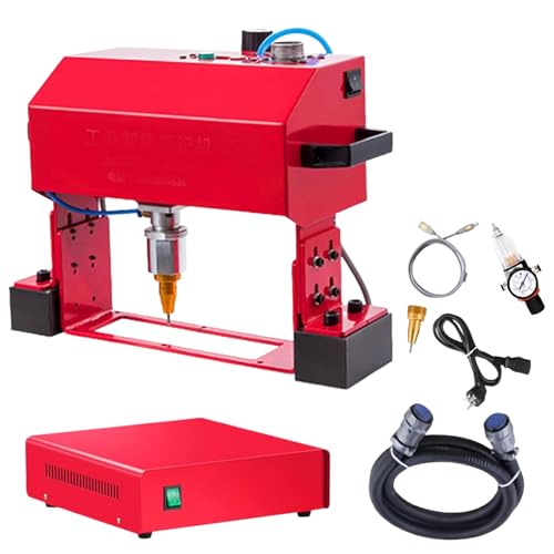 ZEEKYFOR Metallmarkierungsmaschine, pneumatische Metallgravur, pneumatische Nadelprägemaschine zur Markierung von VIN-Codes und Fahrgestellnummern,X 140x40mm von ZEEKYFOR