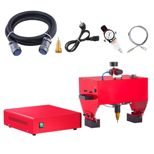 ZEEKYFOR Metallmarkierungsmaschine, pneumatische Nadelpräger-Markierungsmaschine, pneumatische Metallgravurmaschine mit digitaler Steuerung für mechanische Teile,C 170x110mm von ZEEKYFOR