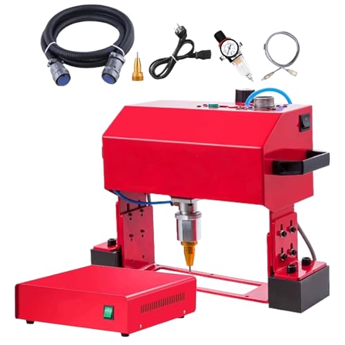 ZEEKYFOR Metallmarkierungsmaschine, pneumatische Nadelpräger-Markierungsmaschine, pneumatische Metallgravurmaschine mit digitaler Steuerung für mechanische Teile,X 140x40mm von ZEEKYFOR