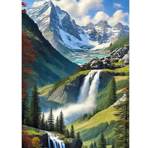 ZEELANNA Diamond Painting Landschaft Diamant Painting Bilder Diamond Painting Bilder Naturlandschaft Diamond Painting Erwachsene DIY Diamond Painting Set Erwachsene 30x40cm für Home von ZEELANNA