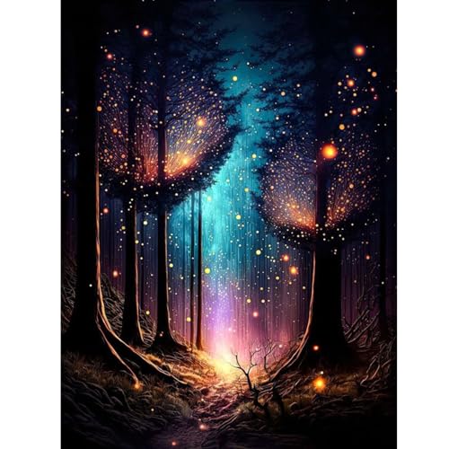 ZEELANNA Diamond Painting Wald Diamant Painting Bilder Diamond Painting Bilder Landschaft Diamond Painting Erwachsene DIY Diamond Painting Set Erwachsene 30x40cm für Home von ZEELANNA