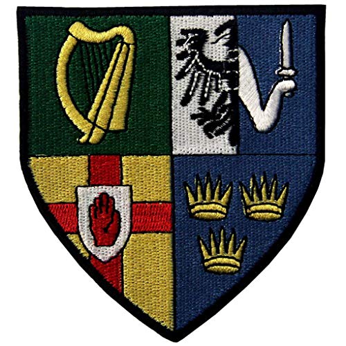 Irland Provinzen Schild Emblem irischen Wappen Flagge gesticktes Eisen auf Nähen auf Patch von ZEGIN