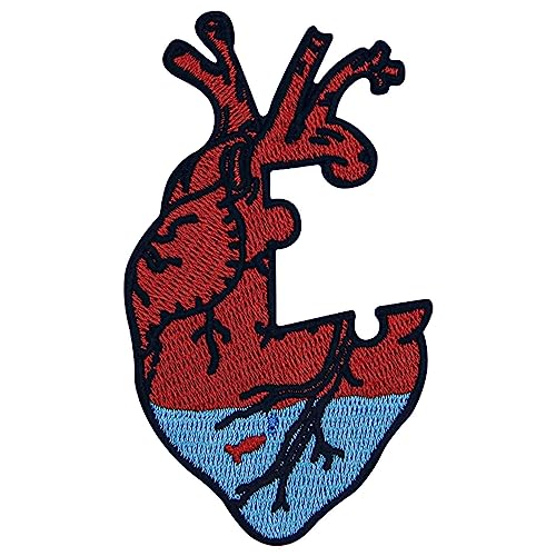 Zegin The Puzzle Heart Patch Embroidered Applique Badge Iron On Sew On Emblem von ZEGIN