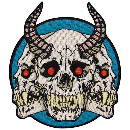 ZEGINs Aufnäher "The Gaze of the Skulls", bestickt, zum Aufbügeln oder Aufnähen ZEGINs Aufnäher "The Gaze of the Skulls", bestickt, zum Aufbügeln oder Aufnähen von ZEGINs