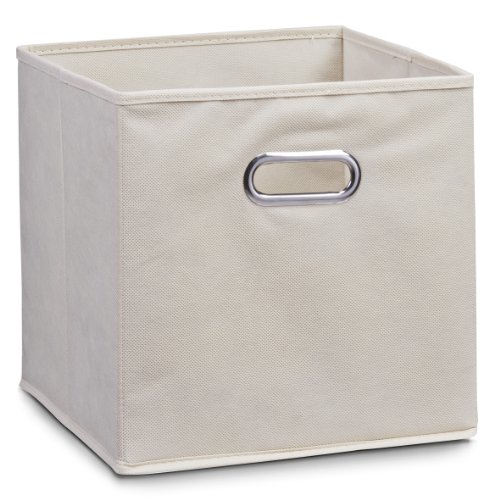 Zeller 14111 Aufbewahrungsbox 32 x 32 x 32 cm Beige von ZELLER PRESENT SCHÖNER LEBEN. PRAKTISCH WOHNEN.