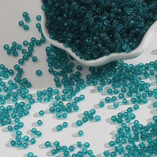 ZENAHA 2/3/4 mm 1500–10000 Stück Glasperlen zur Schmuckherstellung Ponyperlen Reisperlen Mini-Rocailles-Perlen für Armbänder DIY-Bastelperlen von ZENAHA
