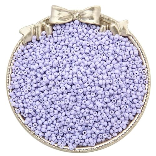 ZENAHA 4500–30000 Stück 2/3/4 mm hellblaue Glasperlen zur Schmuckherstellung Ponyperlen Reisperlen Mini-Rocailles-Perlen für Armbänder Perlen-Rocailles-Perlen von ZENAHA