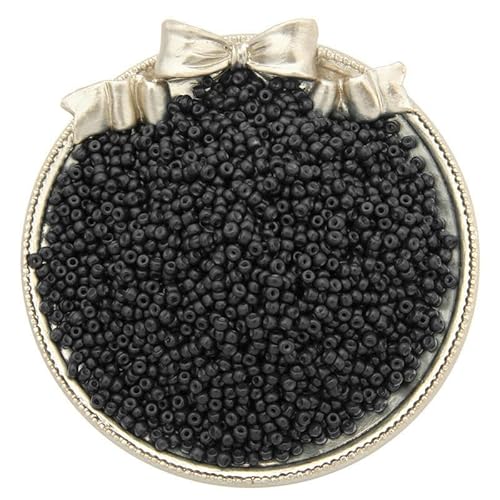 ZENAHA Glasperlen 2/3/4 mm zur Schmuckherstellung Ponyperlen Reisperlen Mini-Rocailles-Perlen für Armbänder DIY-Bastelperlen Perlen 1500–10000 Stück von ZENAHA