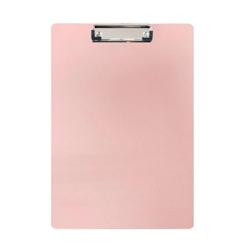 farbige dateiordner 1 A4-Ordner, Dateimanager, Klemmbrett mit Einband, A4-Ordner for geschäftliche und schulische Zwecke, Schreibwaren und Bürobedarf brieftaschen-ordner(Pink) von ZENGXJYCQINGJIANG