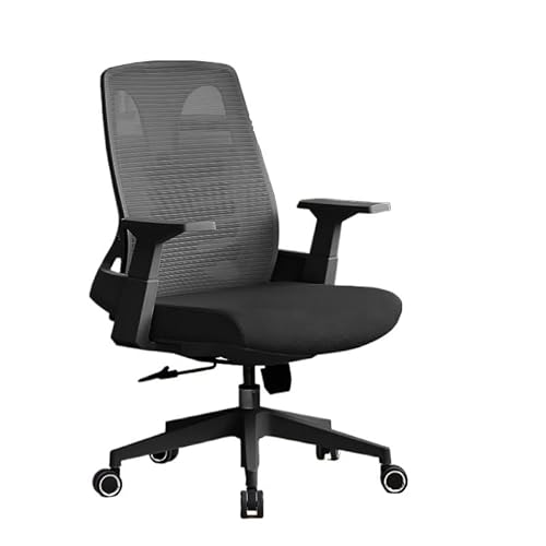 Bürostuhl Bürostuhl, ergonomischer Schreibtischstuhl mit Lordosenstütze und hochklappbaren Armlehnen, höhenverstellbar, drehbar, bequem, atmungsaktiv, Computer-Chefstuhl aus Netzstoff Schreibtischstuh Bürostuhl Bürostuhl, ergonomischer Schreibtischstuhl mit Lordosenstütze und hochklappbaren Armlehnen, höhenverstellbar, drehbar, bequem, atmungsaktiv, Computer-Chefstuhl aus Netzstoff Schreibtischstuh von ZENY896V