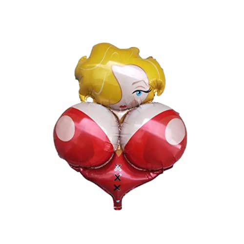 ZENZERO® - BALLONS für Party zum Abschied von ZELIBAT/NUBILATE - aus Mylar- oder Latex - Stücke: (1 (zufällige Farbe SENDEN) - Kurvige Frau in Mylar) von ZENZERO