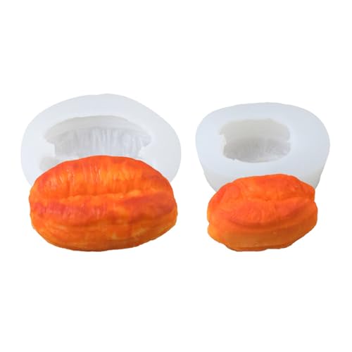 2pcs Kleines Gebratenes Lebensmittel Silikonform Fondant Kuchenform Backwerkzeug Zur Herstellung Von Boocy Jelly Seife von ZEPFJHE