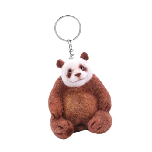 ZEPFJHE Little Panda Nadelfilz Zubehör mit Anleitung für Anfänger Tier Panda Set Wollfilz ZEPFJHE Little Panda Nadelfilz Zubehör mit Anleitung für Anfänger Tier Panda Set Wollfilz von ZEPFJHE