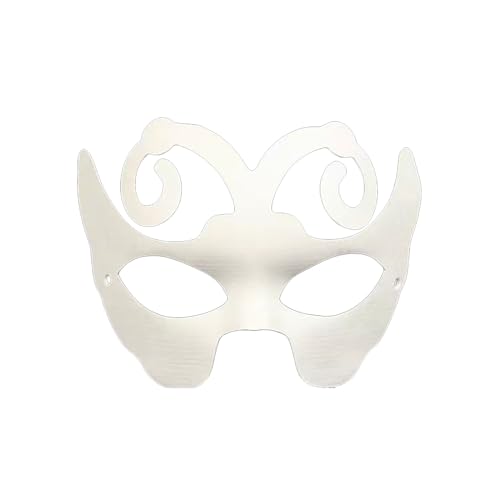 ZEPFJHE Weiße Karnevals-Maskeraden, Halloween, Cosplays, Party, Pappmaché-Kunst von ZEPFJHE