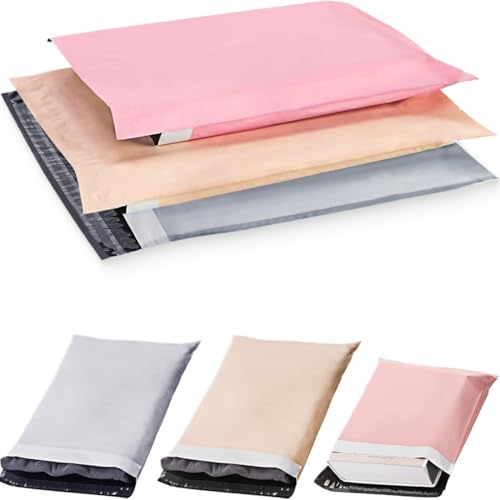 ZEPIQOR 30pcs Versandbeutel, Bunte Versandtaschen, Wasserdichte Kuriertaschen Versandtaschen Warensendung Pakete für Versand den Versand von Kleidung, Kartons (3 Größen) von ZEPIQOR