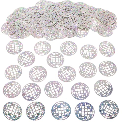 100 Stück Disco Ball Tabelle Konfetti Glitter, Disco-Themenparty-Konfetti, Disco Thema Party Dekorationen für 70er 80er Hippie Geburtstag Thema Partygeschenke Zubehör von ZEYIYER