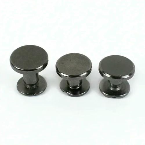 10/20/50 Stück 5–8 mm Flachkopf-Metallschrauben Nageltasche Gürtelbindung Nieten Schnalle Buch Notizbuch Nietenknopf DIY Hardware-Zubehör-6 mm-10 Stück-GunBlac 10/20/50 Stück 5–8 mm Flachkopf-Metallschrauben Nageltasche Gürtelbindung Nieten Schnalle Buch Notizbuch Nietenknopf DIY Hardware-Zubehör-6 mm-10 Stück-GunBlac von ZEYRU