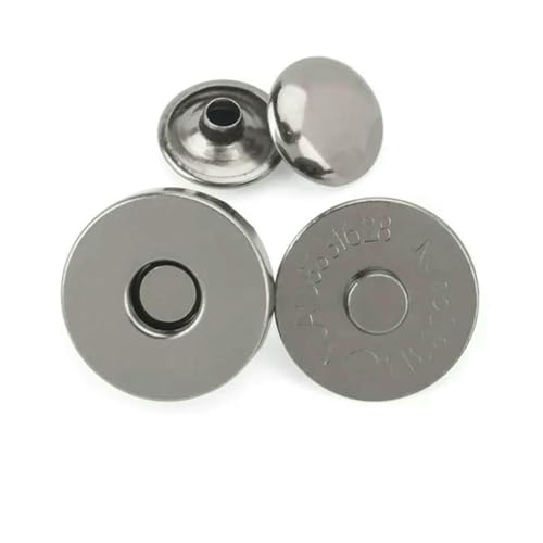 10 Sets Metall-Doppelnieten-Magnetverschlüsse, Knöpfe, Verschluss, Taschenpresse, Schnalle, Geldbörse, Handtasche, Kleidung, DIY, 14/18 mm, dick, schwarz, 14,0 mm 10 Sets Metall-Doppelnieten-Magnetverschlüsse, Knöpfe, Verschluss, Taschenpresse, Schnalle, Geldbörse, Handtasche, Kleidung, DIY, 14/18 mm, dick, schwarz, 14,0 mm von ZEYRU