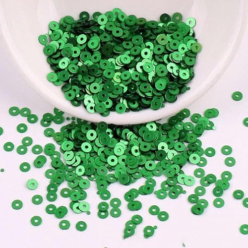 10 g 2 mm 3,0 mm 4,0 mm PVC-Pailletten, matte, runde Pailletten, lose Cup-Pailletten, Glitzer zur Schmuckherstellung, DIY-Nähen, Nagelkunst, Basteln-023-2 mm-4000 Stück- von ZEYRU