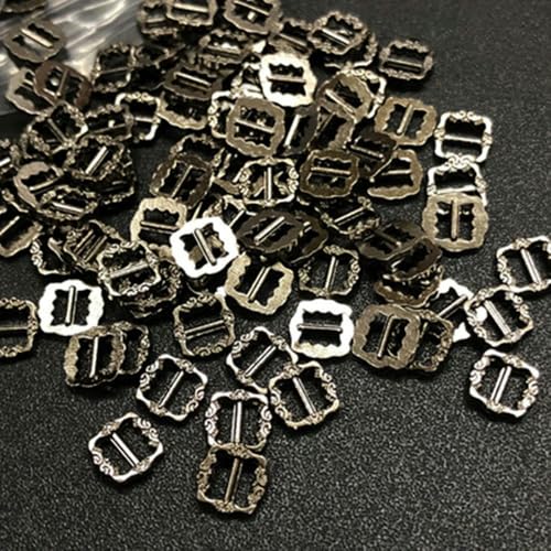 20 Stück Mini-Puppen-Metallknöpfe, 7 mm, Gürtelschnalle für DIY-Puppentaschen, Schuhe, Kleidung, handgefertigte Kleidung, Nähzubehör, Schwarz, 20 Stück von ZEYRU