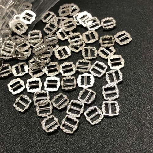 20 Stück Mini-Puppen-Metallknöpfe 7 mm Gürtelschnalle für DIY-Puppentaschen, Schuhe, Kleidung, handgefertigte Kleidung, Nähzubehör-Silber-20 Stück von ZEYRU