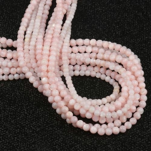 Bunte natürliche Süßwasser-Muschelperle 2 mm 3,0 mm 4,0 mm winzige Perlen gefärbte Perlmutt-Muschel lose Perlen zur Schmuckherstellung-Farbe 10–2 mm, ca. 170 Stück von ZEYRU