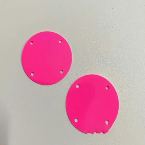 Großhandel-pink-50g 25mm 4 Löcher Bunte Runde Gold Pailletten für Tanz Kleid Dancewear Bikini Bühne Hintergrund Dekorative von ZEYRU