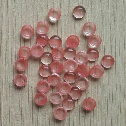 Mode naturstein gemischt runde 10mm perlen für DIY schmuck Zubehör großhandel 50 teile/los-wassermelone rot von ZEYRU