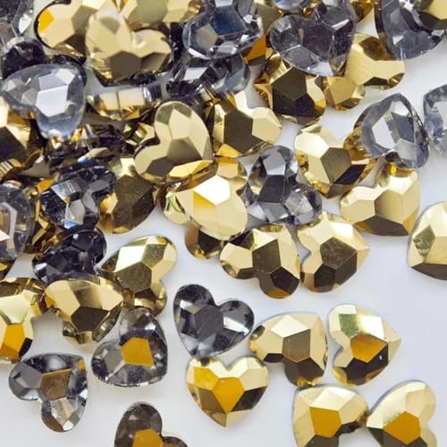 wholesale 5,5 * 6 mm Herz Hot Flat Back Nail Strass Speziell geformte Kristalle Nail Art Stones 3D Personalisierte Dekoration-5,5 x 6 mm Nr. 12 von ZEYRU