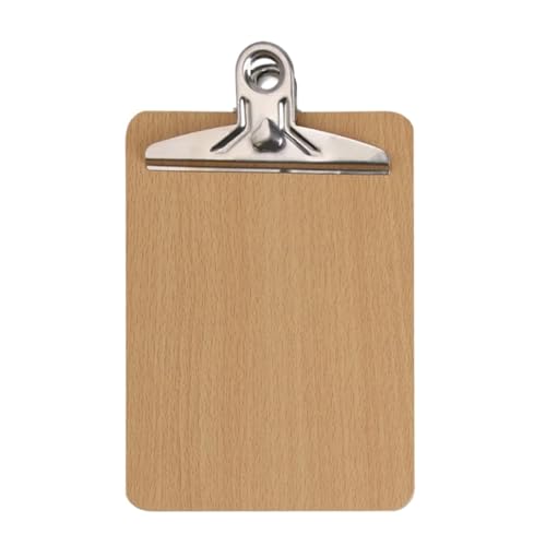 ZFIHAV Klemmbretter 3PCS Holz Schreiben Blatt Pad Multi-Funktion Holz Clip Hinweis Bord Lagerung Ordner Hängen Schreiben Hinweis Bord Clip büro Liefern Für Unternehmen(A4) von ZFIHAV