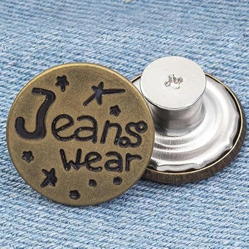 10 Stück Ersatz-Jeansknöpfe, 20 mm, 17 mm, sofort nähenfreie Metallknöpfe für Hosen mit Reparatur-Kombi-Gewinde, Nieten und Schraubendreher, 4–20 mm 10 Stück Ersatz-Jeansknöpfe, 20 mm, 17 mm, sofort nähenfreie Metallknöpfe für Hosen mit Reparatur-Kombi-Gewinde, Nieten und Schraubendreher, 4–20 mm von ZFISH