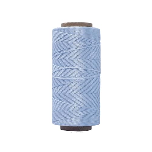 150D 260 Meter 0,8 mm 70 Farben Polyester-Wachsschnur Lederhandwerk Nähwachsfaden Kordel Flacher Leder Nähwachsfaden DIY-015-0,8 mm von ZFISH