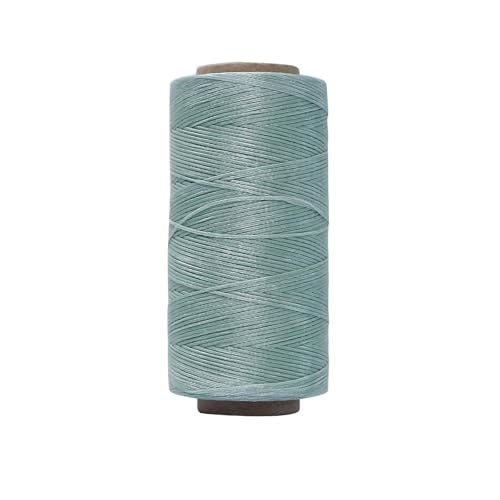 150D 260 Meter 0,8 mm 70 Farben Polyester-Wachsschnur Lederhandwerk Nähwachsfaden Kordel Flacher Leder Nähwachsfaden DIY-031-0,8 mm von ZFISH