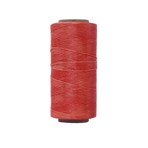 150D 260 Meter 0,8 mm 70 Farben Polyester-Wachsschnur Lederhandwerk Nähwachsfaden Kordel Flacher Leder-Nähwachsfaden DIY-060-0,8 mm von ZFISH